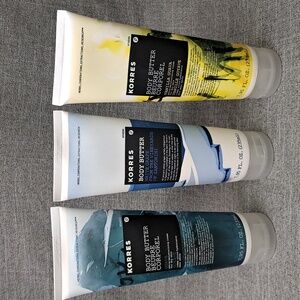3 New Korres Body Butter 7.95 Fl Oz Guava White Grape Vanilla Guava